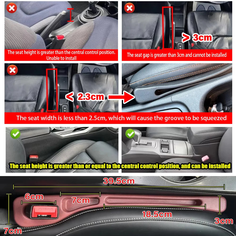 DriveSafe Pro Seat Gap Organizer